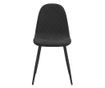 Stolice za kuhinju, 4 kom., crne, baršunaste