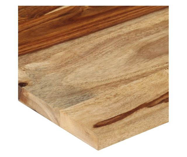 Radna ploča, 120x60x(2,5-2,7) cm, masivno drvo sheesham
