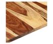Radna ploča, 120x60x(2,5-2,7) cm, masivno drvo sheesham