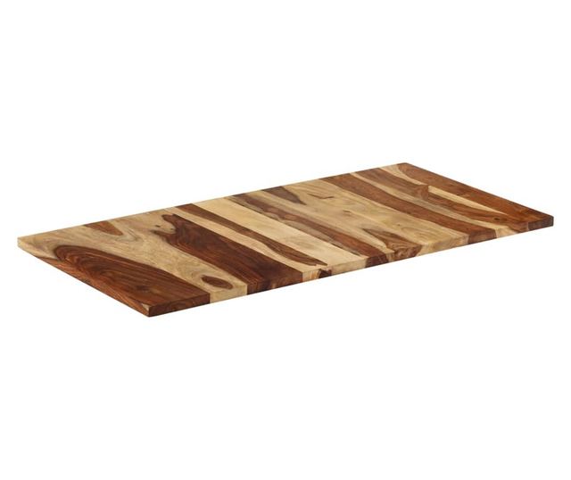 Radna ploča, 120x60x(2,5-2,7) cm, masivno drvo sheesham