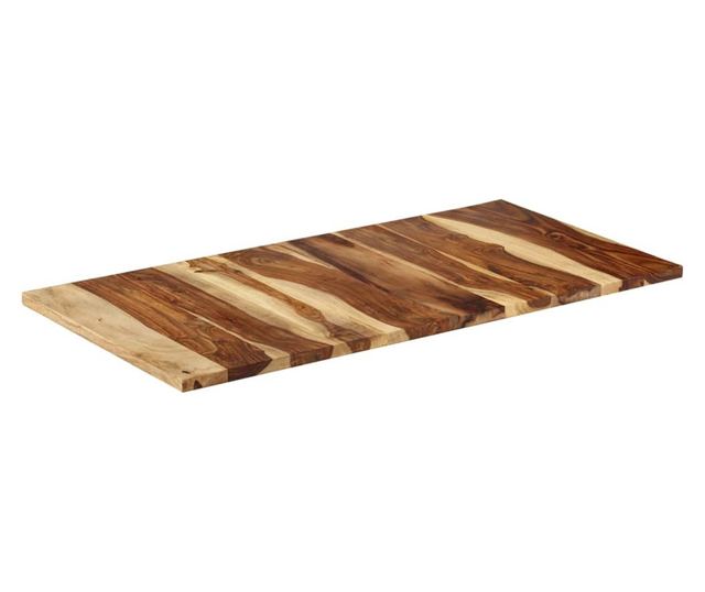 Radna ploča, 120x60x(2,5-2,7) cm, masivno drvo sheesham