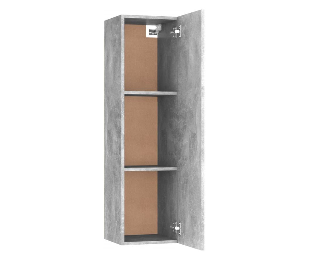 TV komoda, siva beton, 30,5x30x110 cm, PAL - 4