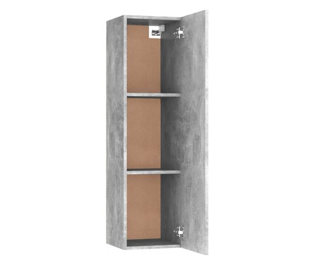 TV komoda, siva beton, 30,5x30x110 cm, PAL