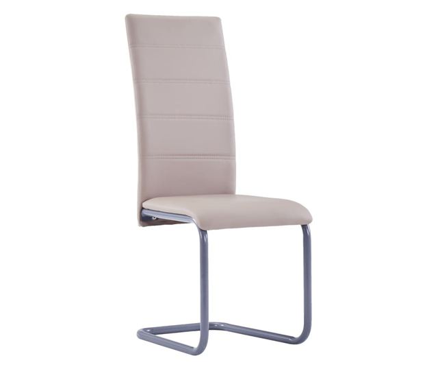 Kuhinjske stolice, 6 kom., cappuccino, eko koža