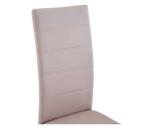 Kuhinjske stolice, 6 kom., cappuccino, eko koža