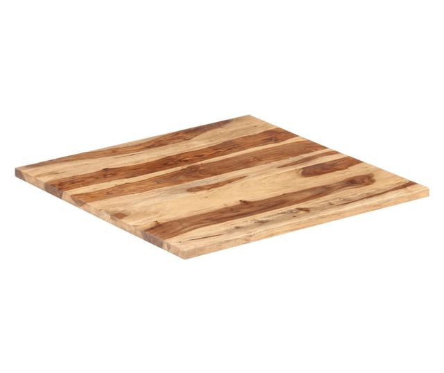 Blat od stola, 60x60 cm, masivno sheesham drvo, 25-27 mm