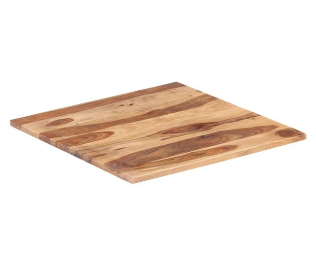 Blat od stola, 60x60 cm, masivno sheesham drvo, 25-27 mm