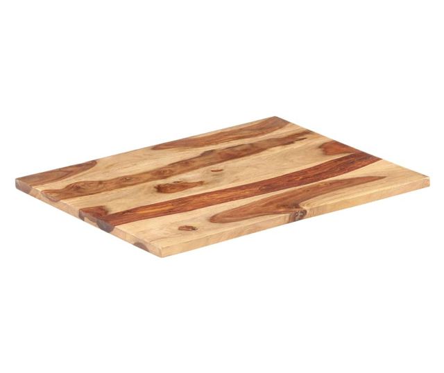 Stolna ploča, 60 x 70 cm, masivno drvo sheesham, 25-27 mm
