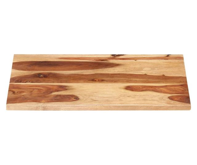 Stolna ploča, 60 x 70 cm, masivno drvo sheesham, 25-27 mm
