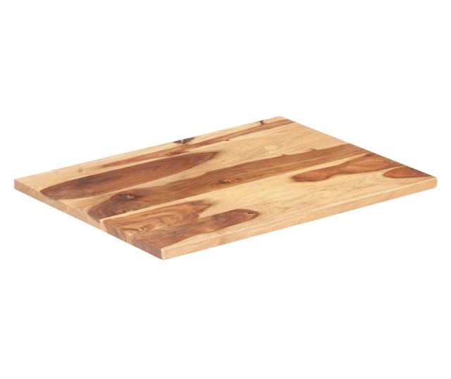 Stolna ploča, 70 x 90 cm, masivno drvo sheesham, 25-27 mm