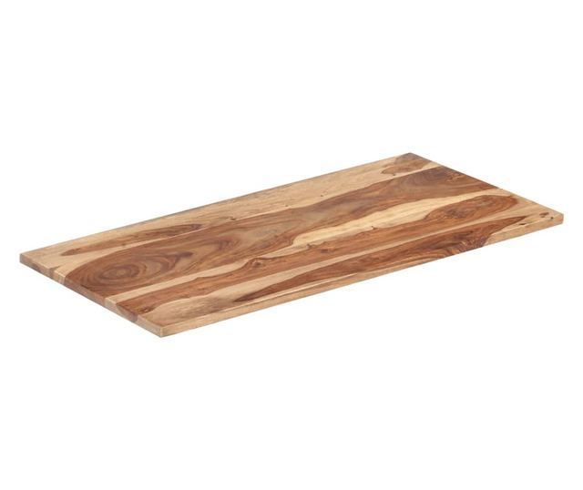 Radna ploča, 60 x 100 cm, masivno sheesham drvo, 25-27 mm