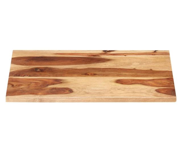 Stolna ploča, 70 x 90 cm, masivno drvo sheesham, 25-27 mm