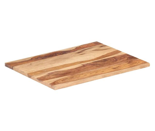 Stolna ploča, 70 x 90 cm, masivno drvo sheesham, 25-27 mm