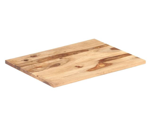 Stolna ploča, 70 x 90 cm, masivno drvo sheesham, 25-27 mm