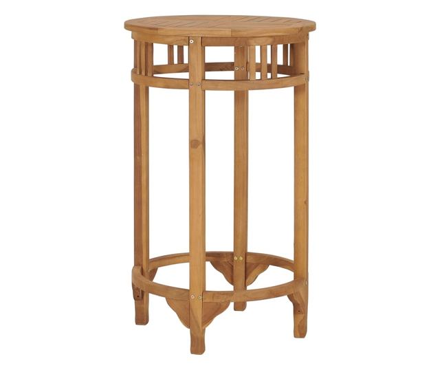 Set za vrtni bar, 3 dijela, masivno tikovo drvo