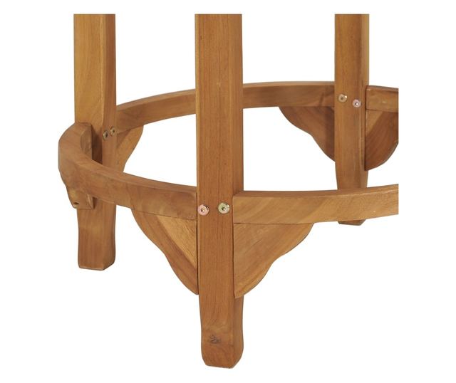 Set za vrtni bar, 3 dijela, masivno tikovo drvo