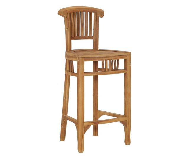 Set za vrtni bar, 3 dijela, masivno tikovo drvo