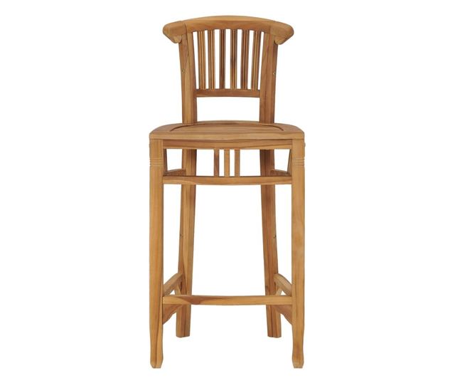 Set za vrtni bar, 3 dijela, masivno tikovo drvo