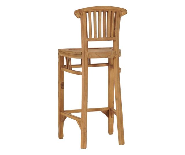 Set za vrtni bar, 3 dijela, masivno tikovo drvo