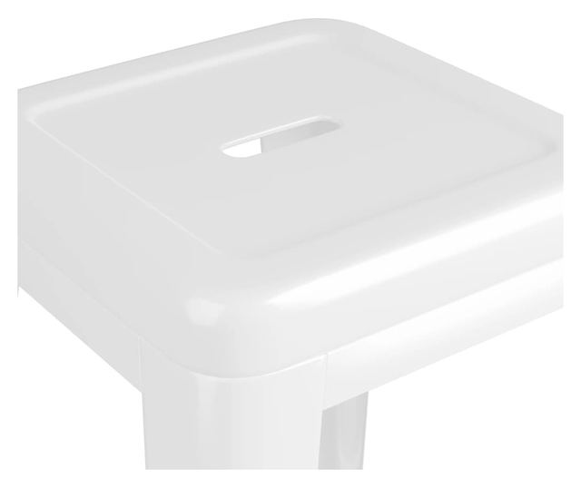 Set barskog namještaja, 7 dijelova, crno i bijelo