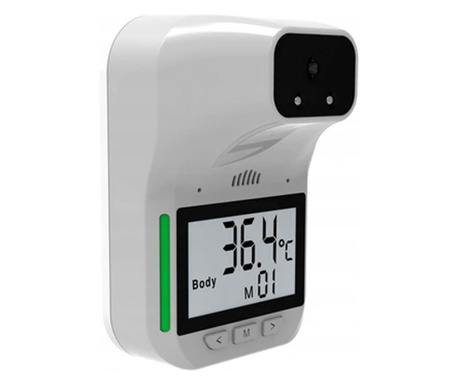 Termometru digital cu infrarosu, non-contact corporal, model RF-266, Gonga® Alb