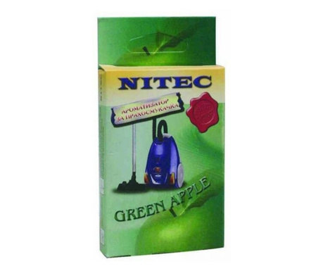 Odorizant pentru aspiratoare NITEC M47, 3buc., Aroma Mere verzi