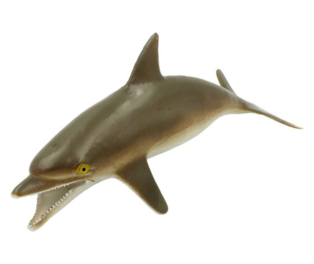 Figurină cu sunet Sqweekies delfin maroniu 23cm