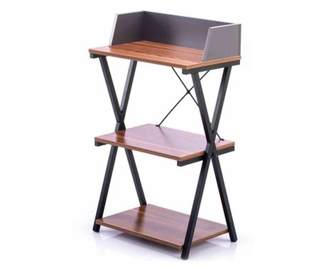 Etajera stil modern colectia Hexe, 50x30x84 cm, Maro, Homede