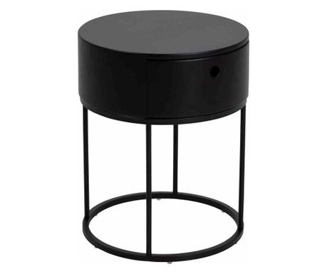Dulap rotunda FALA culoare negru stil minimalist actona