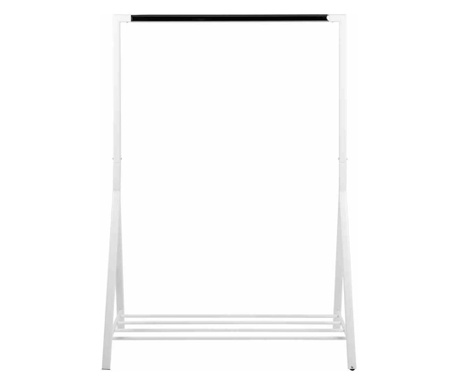 Cuier pentru haine stil minimalist colectia Breni, 117x59x165 cm, Alb, Actona Breni