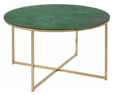 Masuta de cafea rotunda stil modern colectia Kimi, 80x80x45 cm, Verde, Actona