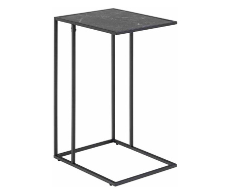 Masuta auxiliara stil minimalist colectia Moderna, 43x35x63 cm, Negru, Actona