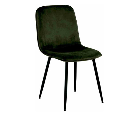 Scaun stil minimalist colectia Fousbann, 56x46x86.5 cm, Verde inchis, Actona