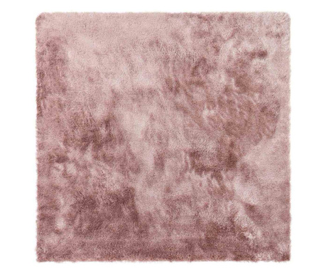 Covor shaggy WHISPER 5 culoare roz pudra stil glamour 60x60 benuta
