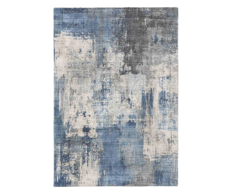 Covor cu par scurt MARA 2 culoare albastru stil abstract 120x170 benuta