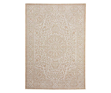 Covor cu par scurt CLEO 2 culoare cremos stil boho 80x150 benuta