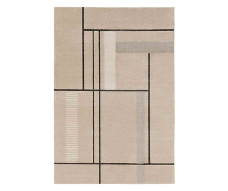 Covor cu par scurt IDA 3 culoare cremos stil scandinav 120x170 benuta