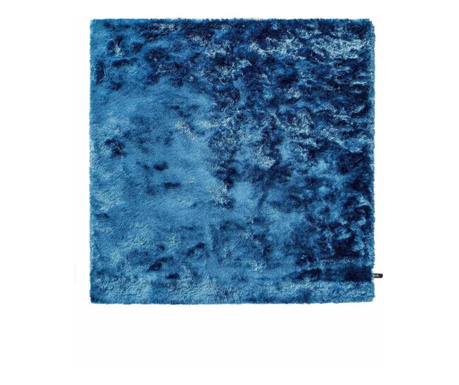 Covor shaggy WHISPER 5 culoare albastru stil glamour 60x60 benuta