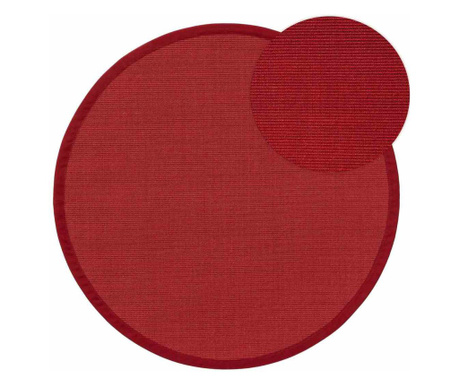 Covor rotunda cu par scurt SANA culoare rosu stil clasic r150 benuta