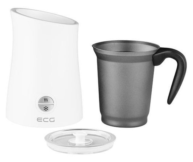 Aparat pentru spuma de lapte ECG NM 2255 Latte Art, magnetic, 300ml, 550W, culoare alba
