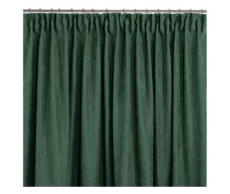 Klasszikus stílusú függöny méhsejtes redővel 7,5 cm, Milana, 210 g/mp, Homede, 140x175 cm, Verde Milana 140x175 cm