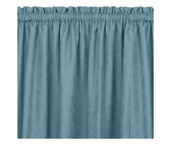 Klasszikus stílusú függöny 5 cm-es redővel, Milana, 210 g/nm, Homede, 140x175 cm, Milana kék 140x175 cm