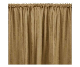 Klasszikus stílusú függöny 5 cm-es redővel, Milana, 210 g/nm, Homede, 140x300 cm, Világosbarna Milana 140x300 cm
