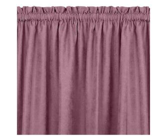 Klasszikus stílusú függöny 5 cm-es redővel, Milana, 210 g/nm, Homede, 140x300 cm, Rózsaszín Milana 140x300 cm