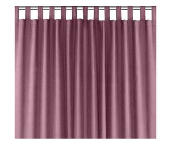 Klasszikus stílusú függöny 10 cm-es karnisfülekkel, Milana, 210 g/mp, Homede, 220x245 cm, Rózsaszín Milana 220x245 cm