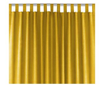 Класическа завеса с 10 см джоб за корниз, Milana, 210 g/m², Homede, 420x175 см, жълта