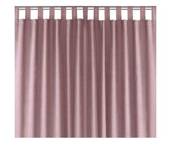 Klasszikus stílusú függöny 10 cm-es karnisfülekkel, Milana, 210 g/mp, Homede, 220x245 cm, Rózsaszín Milana 220x245 cm