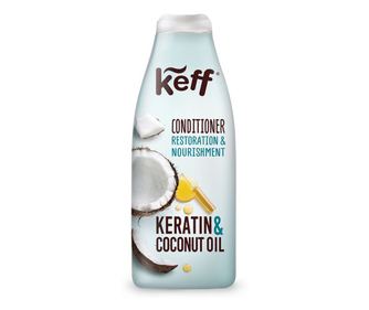 Balsam de par Keff Cheratina cu Ulei de Cocos pentru restaurare si protectie  500ml
