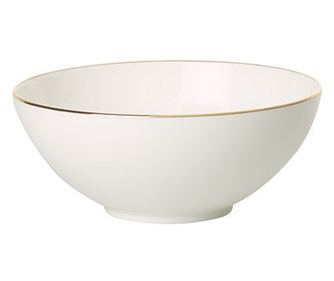 Индивидуална купа Villeroy&Boch Anmut Gold, Бял, Порцелан, 13см