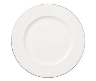 Кръгло Плато Villeroy&Boch Anmut Platin, Бял, Порцелан, 32см